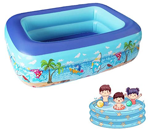 Planschbecken für Kinder,Aufblasbares Planschbecken,Swimmingpool,Schwimmbecken,Aufblasbarer Pool,Aufblasbarer Kinderpool,Kleiner Pool für Kinder,Babypool,Tragbare Badewanne