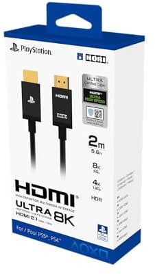 HORI Ultra High Speed HDMI-Kabel für Playstation® 5 - Offiziell lizenziert von Sony