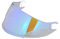 ZYAURA F for Shark D Skwal D-Skwal 2 Spartan Visiera del Casco Integrale Casco di Ricambio Lente Visiera Accessori Capacete Parabrezza Y (Color : Revo Blue)
