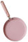 ABOOFAN Useful 2-in-1 Round Tortillas & Steak Non Stick Frying Pan - Aluminum Pan with Pink Color - Large Size for Fried Eggs & Pancakes