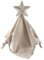 Sterntaler Doudou étoile pour bébé avec Visage brodé, Doudou en Mousseline avec détails noués, consolateur pour garçons et Filles