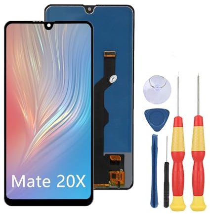 SiuVorZhi Display LCD compatibile con Huawei Mate 20X Display LCD Touch Screen Assembly Riparazione Parti di ricambio con strumenti.