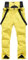 Damen Skihose Winter Slim Leg Arbeitshose Damen Schneehose Isoliert Damen Winddicht Softshellhose Damen Wasserdicht Atmungsaktiv Skihose Verstellbarer Rückengurt Snowboarden, gelb, S