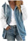 generisch Winterjacke Damen Oversize Fleecejacke Teddyfleece Warm Gefüttert Winter Kapuzenpullover Flauschig Plüschjacke Mit Kapuze Teddyjacke Outdoor Fleecejacken Wintermantel Teddy Fleece Jacke