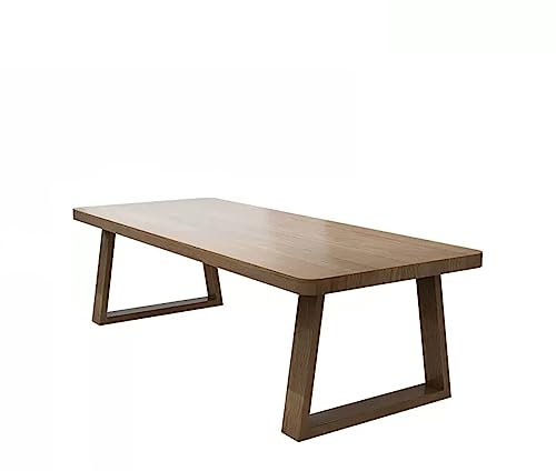 GIAKOO Computertisch, Wohnzimmer, großer Schreibtisch, Doppel-Büroschreibtisch, Heim-Arbeitstisch, Massivholz, Langer Tisch, Workben, Computertisch, rechteckiger Tisch, Home-Office-Schreibtisch (d