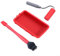 FUANA Silicone Roller And Glue Tray Roller Brushes Professional Paint Kit Innovative Silicone Roller Brush Set For Creative Wall Painting For Door Furniture Cabinets