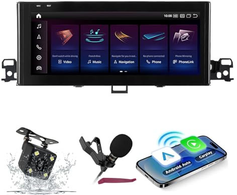 Android 15 Radio Navi para A-udi A4L A4 B9 A5 (2016-2020) 10.25/12.3 Pantalla del coche Reproductor multimedia con Carplay GPS Navegación Bluetooth 5.0 HIFI FM 5G-WiFi SWC MIC DSP,8g+256g,12.3