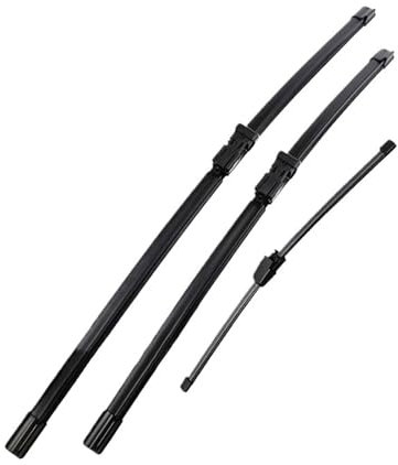 Auto Wischerblätter Kompatibel Mit VW Für Polo 4 Schrägheck Typ 9N3 2006 2007 2008 2009 21+19+13 Scheibenwischerblätter Für Die Windschutzscheibe Vorne Und Hinten