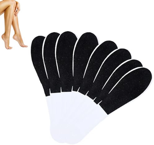 Foot Files, 8 Pcs Double Sided Foot Scraper for Hard Skin, Professional Pedicure Tools for Dead Skin Removal, Effective Foot Grater for Wet and Dry Use (24x6cm),Foot Files for Hard Skin