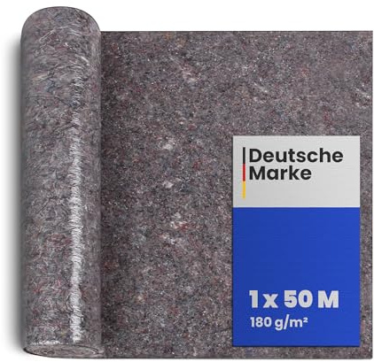 Bestlivings Multi-Malervlies 1 x 50 m Rouleau de non-tissé de protection pour peintre extra absorbant, non tissé antidérapant pour bricoleurs et peintres, imperméable à l'humidité