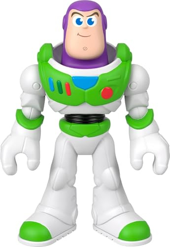 Imaginext Toy Story XL Buzz Lightyear Action-Figur, 23 cm | Bewegliche Figur im Film-Look, inspiriert von Disney und Pixar Toy Story, JMD32