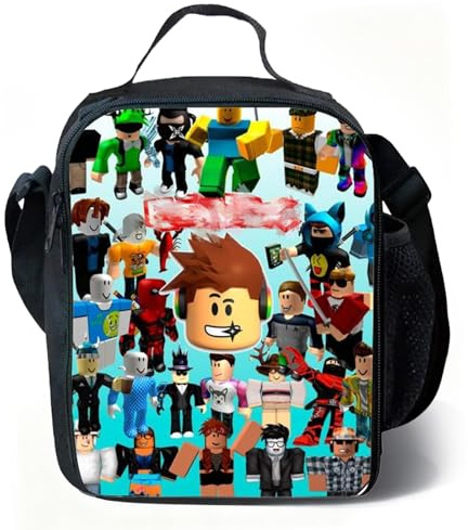NTGFU Lunch Bag Kids, Reusable Insulated Cooler Boys Lunch Box, Large Capacity Waterproof Packed Lunch Bag for School Office Picnic Travel Beach