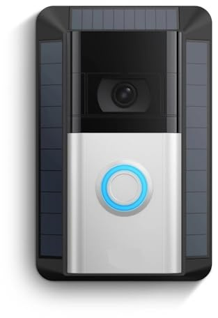 Solar Charger Compatible with Ring Battery Doorbell, USB-C Port Video Doorbell 2024 Release