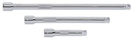 GEARWRENCH 3-teiliges 1/2-Zoll-Antriebs-Wackelverlängerungsset inkl. 12,7 cm, 25,4 cm und 38,1 cm – 81301