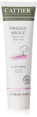Cattier Maschera all’argilla rosa e aloe vera - prodotto biologico in confezione da 100 ml