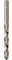 wolfcraft 7570010 1 Foret à Métaux HSS Meulé | ø 13mm | Longueur de 151mm argent