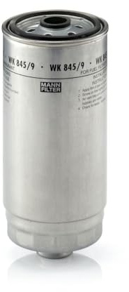 MANN-FILTER, WK 845/9 Fuel Filter | For Trucks & Buses, Fuel System Protection, Injector Protection, Clean Fuel Supply, True OE Engineering