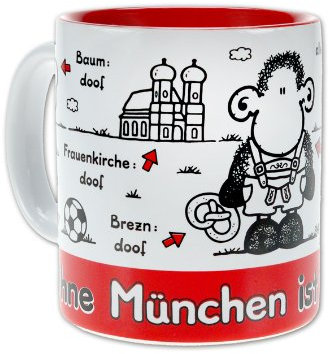 Sheepworld 61043 Tasse Ohne München ist alles doof.