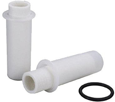 Grünbeck Geno Filterkerze 80 um, Wasserfilter für Enthärtungsanlage, 2er Set, für FS 2 mit Schutzglocke + Glocken O-Ring 103 009