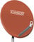 Schwaiger Aluminium Offset-Antenne Ziegelrot (80 cm)