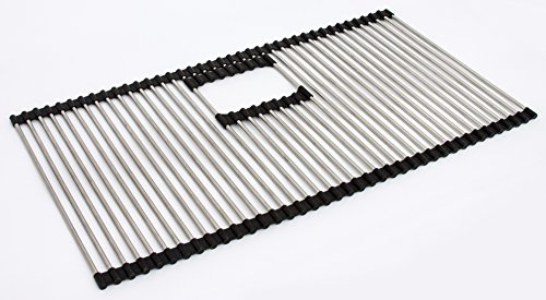 Franke PKG31-36RM Peak Granite Sink Bottom Roller Mat for PKG11031, Stainless Steel