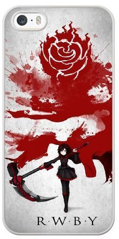 Grouden R Create and Design Phone Case,RWBY Cell Phone Case for iPhone 5 5S SE White + Tempered Glass Screen Protector (Free) GHL-5549978