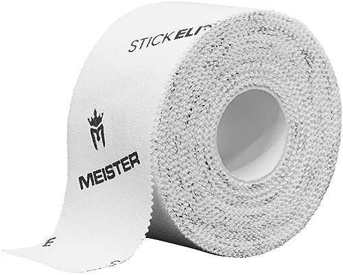 Meister StickElite Professionelles Sportband, porös, 13,7 m x 3,8 cm, Weiß, 3 Rollen