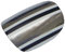 Chix Nails Nail Wraps Silver Black White Stripes Fingers Toes Vinyl Foils