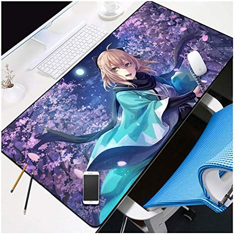 IGIRC Tapis De Souris Destiny Night 800X300Mm, Tapis De Souris Speed Gaming, Tapis De Souris Grand Format XXL avec Base De 2Mm D'Épaisseur, pour Ordinateurs Portables, Pc