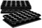 BigDean 4x Anzuchtplatte Pro 24 Pflanzlöcher Ø 7,4 cm & Untersetzer Pflanzschale Anzuchtschale Topfplatte 53 x 31 cm