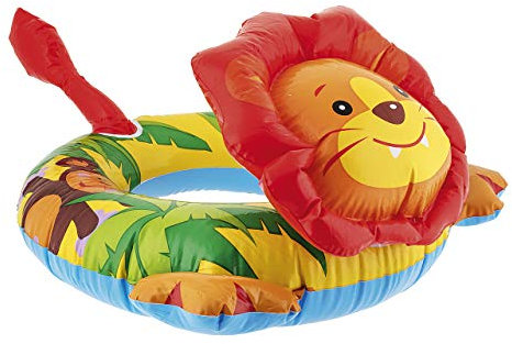 fashy Schwimmring Löwe, 8203 47, 76 x 66 cm aufgeblasen, Orange