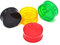 Plastic Herb Grinder 3 Part Mini Magnetic Shark Teeth Assorted Colours, 40mm 3 Piece Herb Grinder, 6 Colours to Choose from, Portable and Pocket Size, Smell Proof Airtight Storage