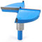 Auniwaig Forstner-Bohrer, 90 mm Durchmesser, Holzlochsäge, Schlangenöffner, Hartmetall, 80 mm Länge, Holzbearbeitung, Scharnierlochbohrer, Sechskantschaft, blau, 1 Stück
