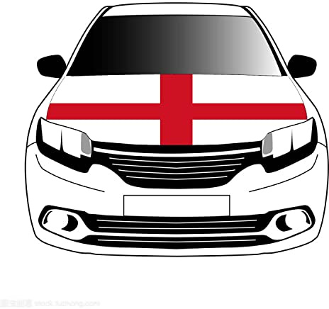 Flagge von England Flaggen Auto Haube Abdeckung 1 x 152 cm 100% Polyester Auto Bonnet Banner