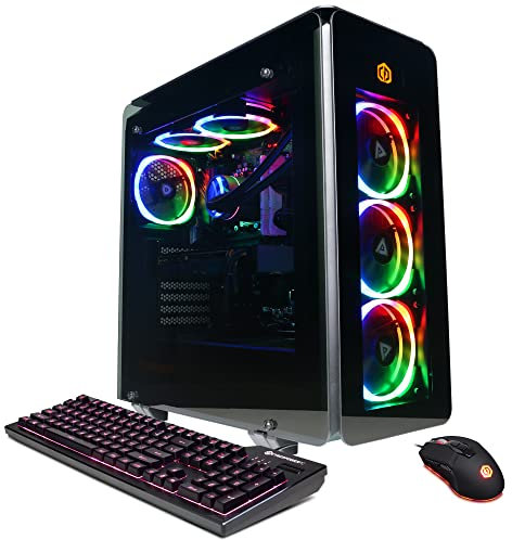 CyberpowerPC Gamer Xtreme VR Gaming PC, Intel i7-13700KF 3.4GHz, Radeon RX 7900 XT 20GB, 16GB DDR5, 2TB NVMe SSD, Wi-Fi Ready & Windows 11 Home (GXiVR8700A), Black