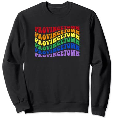 LGBTQ Provincetown Cape Cod Gay Pride LGBT Regenbogen Sweatshirt