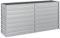 vidaXL Garden Raised Bed 160x40x77 cm Galvanized Steel Silver (316894)
