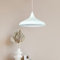 bamyum Champion Küchenlampe Hängend Weiß Ø35 cm, Lampenschirm Hängelampe Wohnzimmer, Küchenlampe Deckenleuchte, Skandinavische Pendelleuchte Vintage, Hängelampe Esstisch Wohnzimmer, Hängelampe Küche