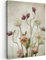 MuchoWow© Leinwandbild 50x70 cm Dekoration Wohnzimmer Vintage Bilder Aufhängen Wall Decoration Living Room Wohnungs Deko Moderne Blumen - Frühling - Garten - Trockenblumen