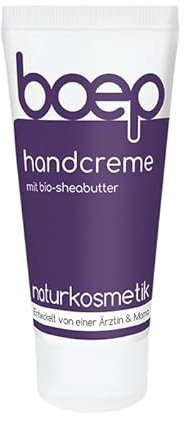 NEUES DESIGN | boep Handcreme | Vegane Handcreme für sehr trockene oder rissige Hände | Naturkosmetik mit Bio-Sheabutter & Calendula | Mini Reisegröße | Für Frauen, Männer, Kinder & Schwangere (40ml)
