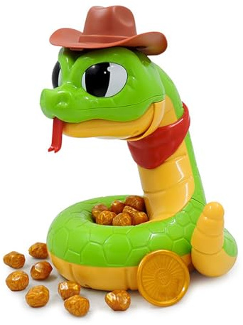 MasYosh Rattle Heist Snake Game for Adults Kids, Horror Decompression Snake Toys, Induction Trigger Fake Hungry Snake Toys, Rattlesnake Tricky Game