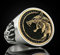 JAMNIK Einzigartiges Design, Herren-Ring, Hexenjäger, Wolfskralle, Vintage-Stil, Wikinger-Krieger, Punk-Ring, Biker-Rock-Ringe, Statement-Schmuck