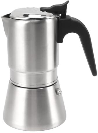 Coffee Pot, Stainless Steel Moka Pot Hand Brewed Coffee Pot High Pressure Cold Extraction Single Valve Coffee Equipment for Home Cafe
