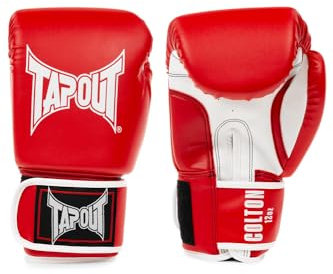 Tapout Boxhandschuhe aus Kunstleder (1Paar) Colton Red/White 14 oz