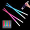 Dhqkqg Lot de 2 paires de baguettes sabre laser lumineuses - 9 modes de couleur - Sabre laser lumineux à DEL pour anniversaire, carnaval, fête, Halloween, (A)