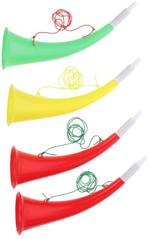 JOINPAYA Sportspiele Jubel-Requisiten 4 Stück Kinder Trompetenspielzeug Design Zufällige Farbe