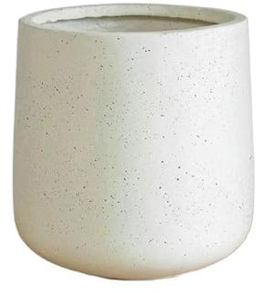 lskdnrufh Blumentopf Großer dekorativer Übertopf for den Außenbereich und den Innenbereich for Zuhause und Terrasse. Pflanzsäule aus Magnesium-Ton mit Drainagelöchern Flower Pot