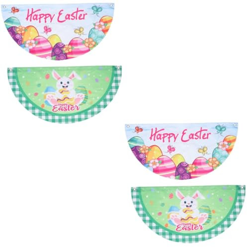 POPETPOP 2 Sätze -fan-banner Girlande Valentinstag-flagge Lüfter Solarleuchten Zum Aufhängen Im Freien Aufkleber Bannerdekorationen Flaggen Outdoor- Colorful Polyester 2 Stück * 2