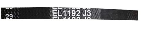 zoubeqie EL1192 J3Washer Drive Belt Compatible For Whirlpool Indesit Washing Machines EL 1192 J3 C00063428(EL1192-1pc)