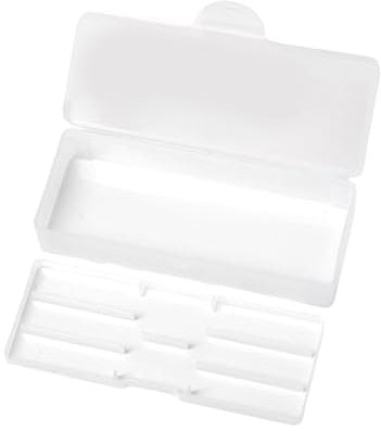 Manicure Pedicure Tools Storage Box Clear Double Layer Personals Storage Box For Nails Pens Nails Brush Nails Art Tools